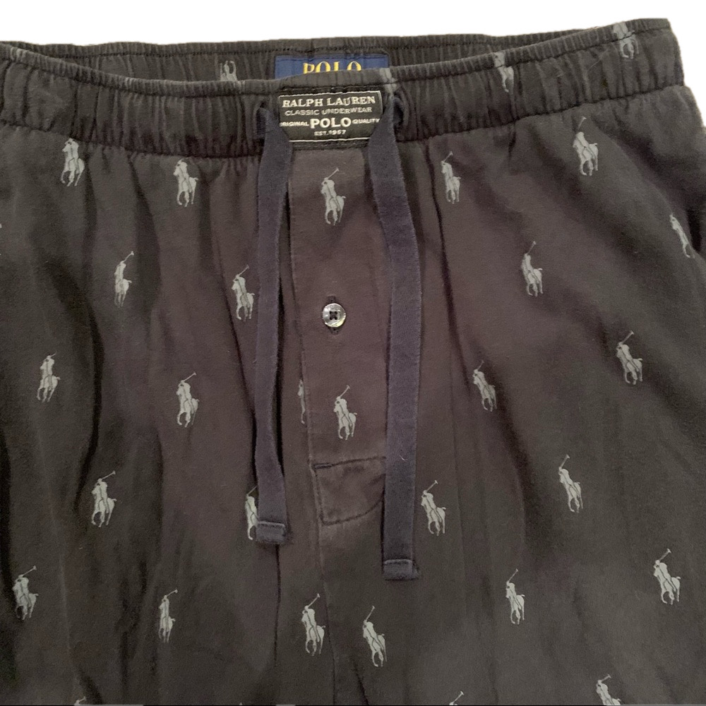 Polo by Ralph Lauren Repeat Logo Sleepwear Pants Size S - Picture 3 of 5